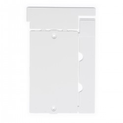 BASE NAME PLATE 2 WHITE Tip 2 beyaz kontrol paneli plakası