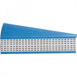 WM-375-399-PK Tel İşaretleme Kartları - Ardışık Sayılar