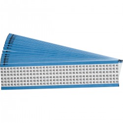 WM-41-PK Tel İşaretleme Kartları - Sert Sayılar
