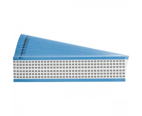 WM-48-PK Tel İşaretleme Kartları - Sert Sayılar