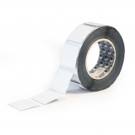 THT-NFC-M-T-B423 Parlak Beyaz Polyester Sıcaklık Algılama Metal Üstü NFC Etiketleri