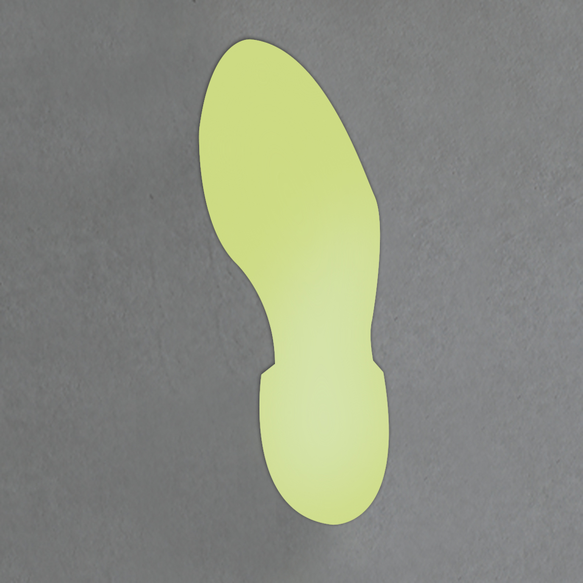 B324 FOOTPRINT-RIGHT 12" GLOW 10/PAC B324 AYAK İZİ-SAĞ 12 İNÇ PARLAK 10/PAKET