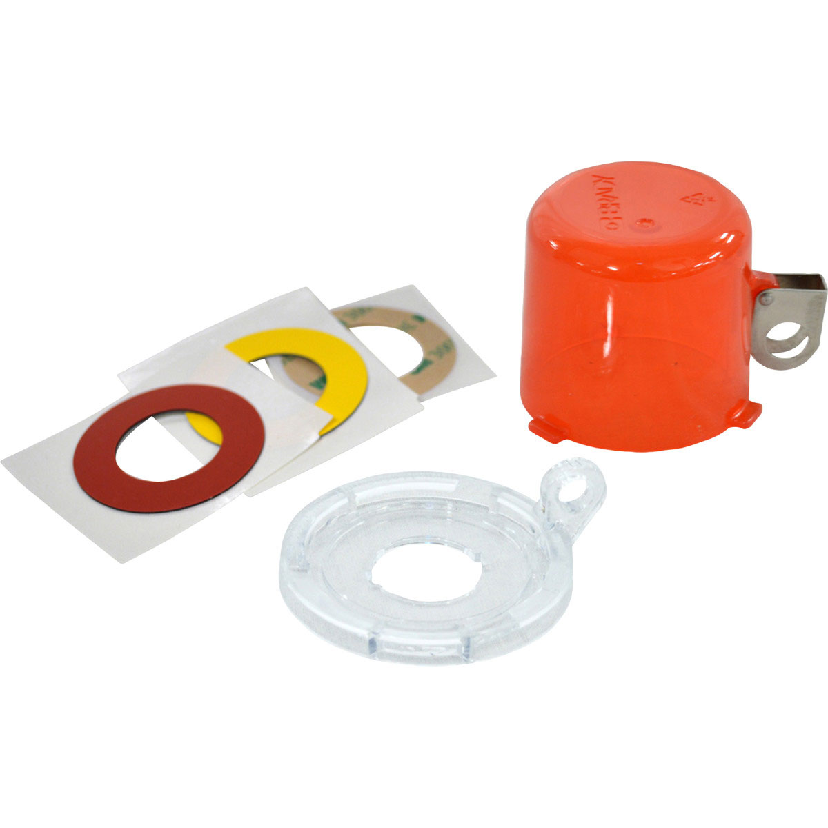 22MM PUSH BUTTON LO DEVICE W/ STD COVER Düğme Kilitleme Cihazı (22 mm), Kırmızı, Standart Kapaklı