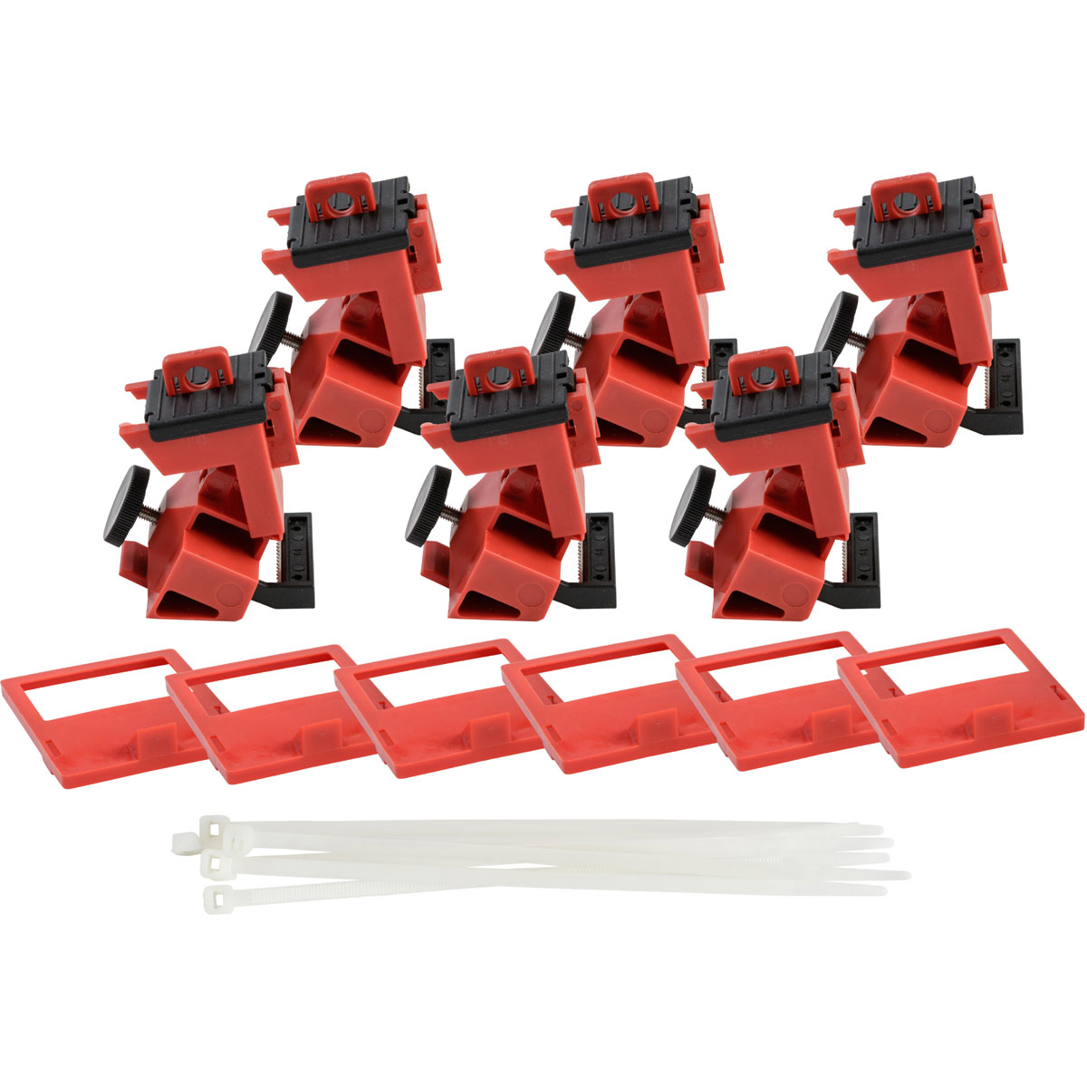 TAGLOCK 480/600V CLAMP-ON BRKR LO PK6 TagLock Devre Kesici: 480/600 V Kelepçelemeli – 6/pk