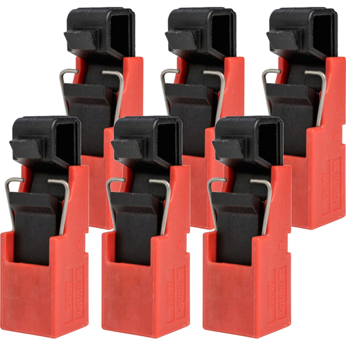 TAGLOCK SWITCH W/HOLE CIRCT BRK LO BLK50 TagLock Devre Kesici: Anahtar – 50/pk