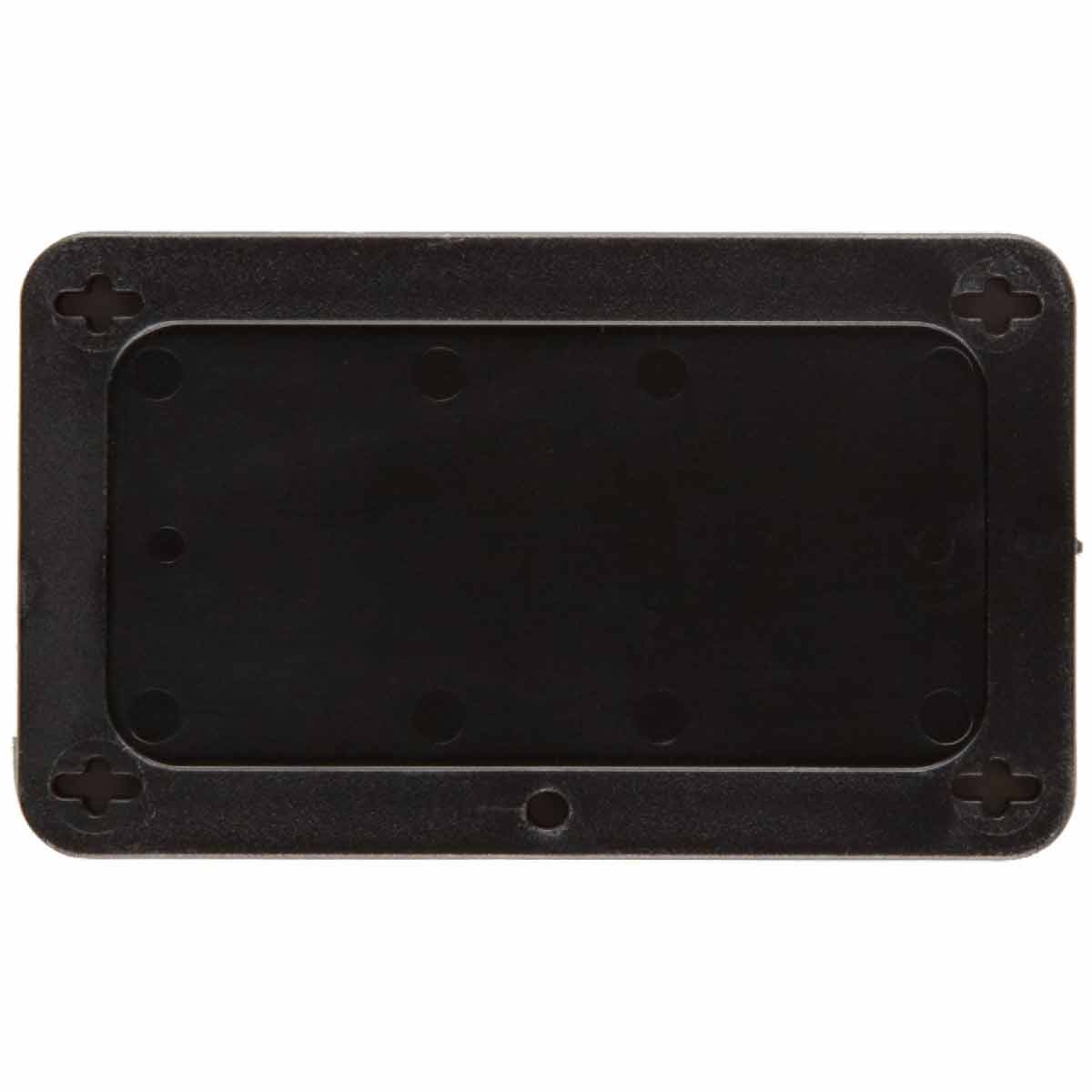 BLANK BLACK UTILITY TAG 1.5X3 Boş VIP Etiketleri — Küçük