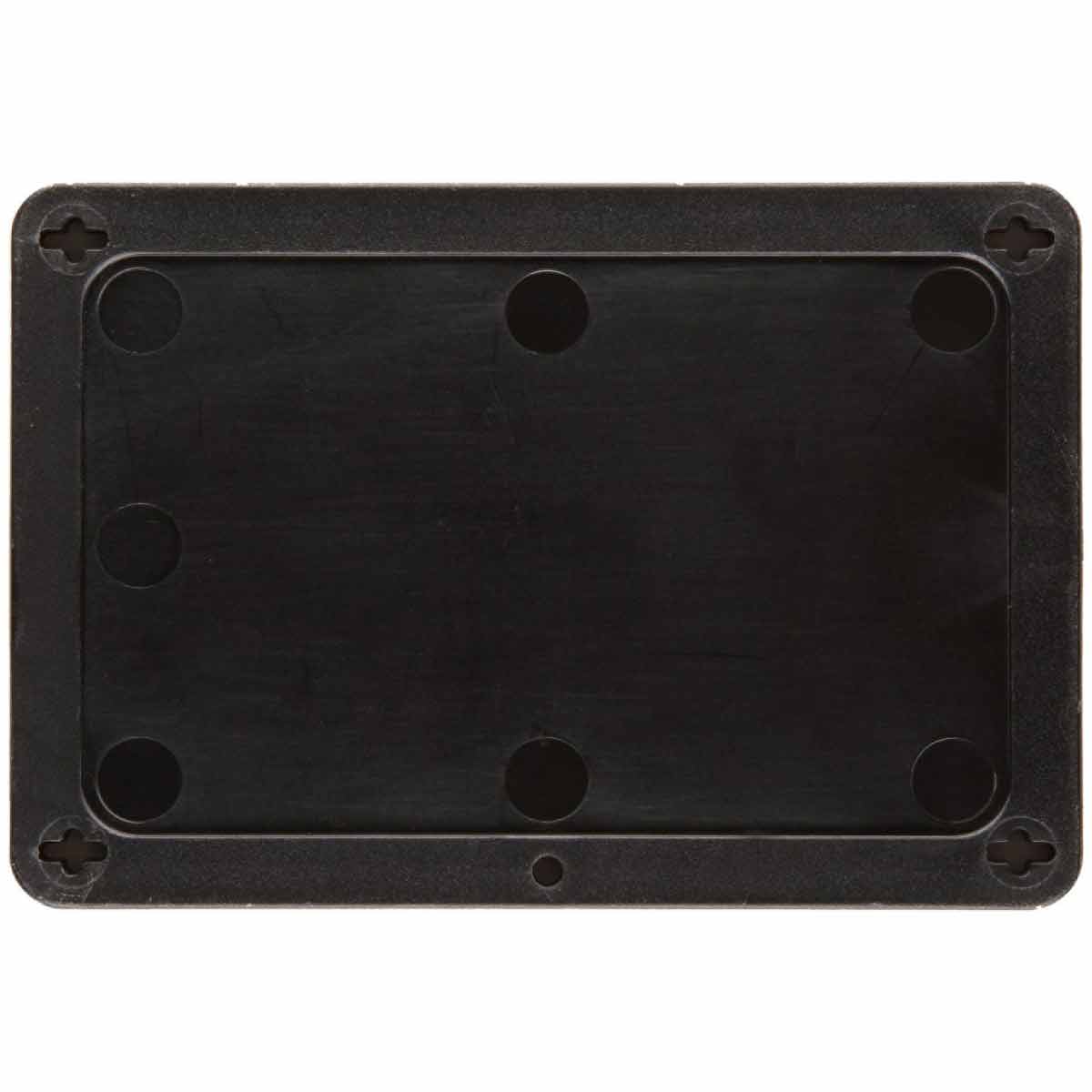 BLANK BLACK UTILITY TAG 2.5" x 4.0" Boş VIP Etiketleri — Büyük