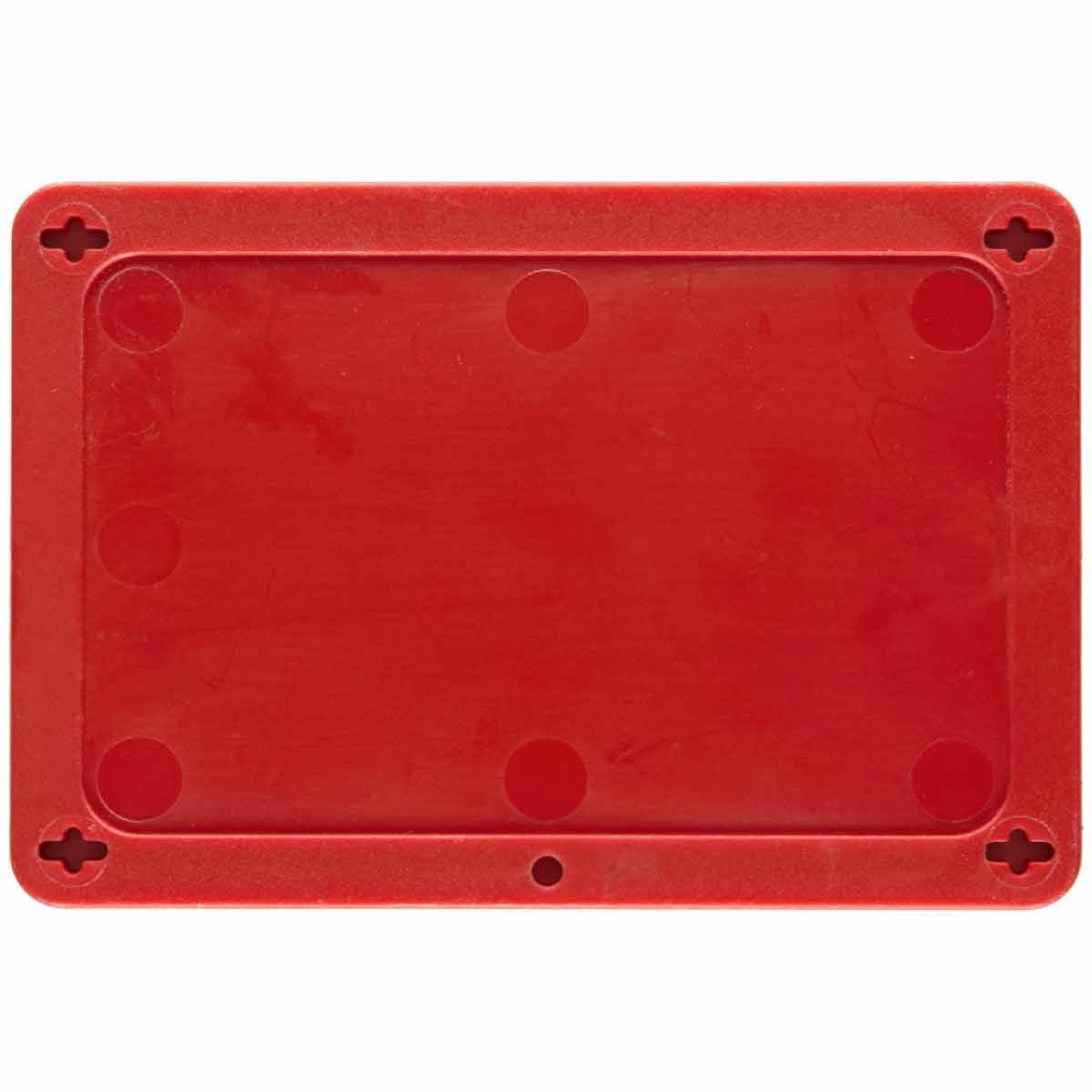 BLANK RED UTILITY TAG 2.5X4 Boş VIP Etiketleri — Büyük