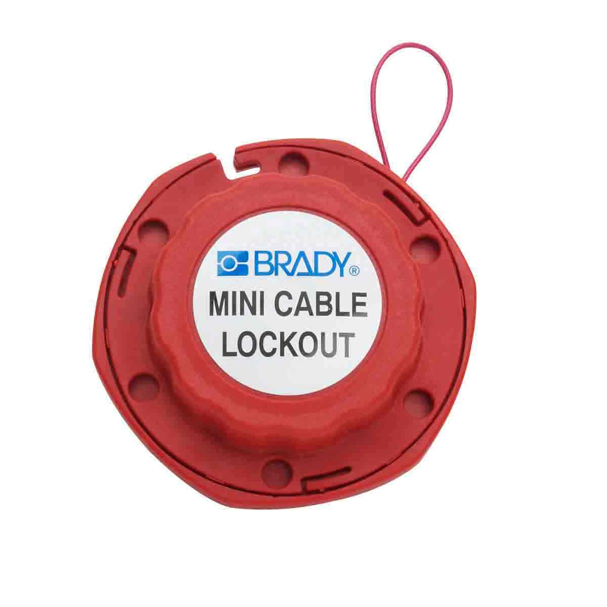 MINI CABLE LOCKOUT WITH STEEL CABLE 2.4M Çelik Kablolu Mini Kablo Kilidi