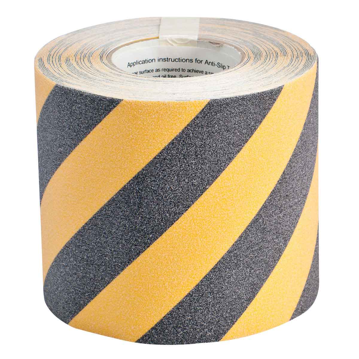 KAYMAZ BANT SARI SİYAH ŞERİTLİ 18 MTX150MM Şeritli Kaymayı Önleyici Bant — Siyah / Sarı