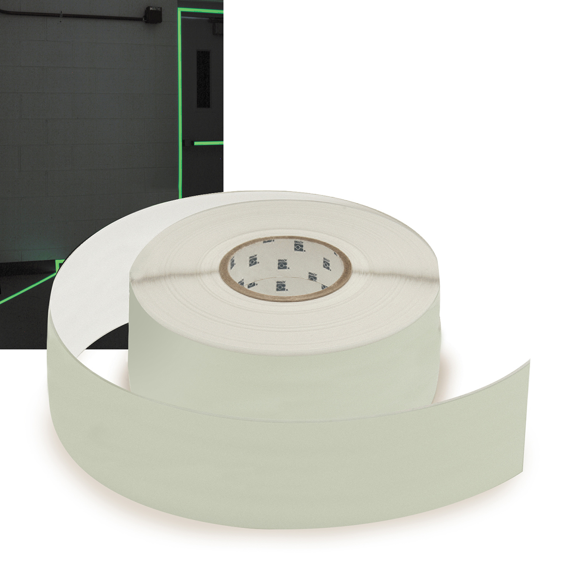PLAIN PHOLUM B TAPE 80MMx10M Karanlıkta Parlayan Uyarı Bandı