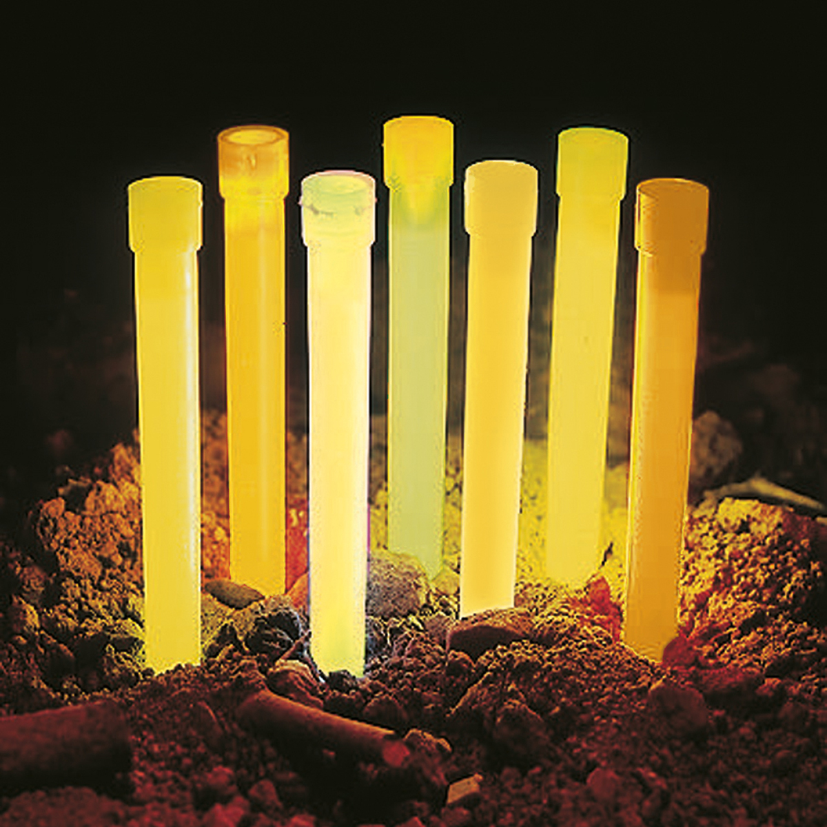 GLOSTICKS 150MM/10 Karanlıkta Parlayan Aksesuarlar