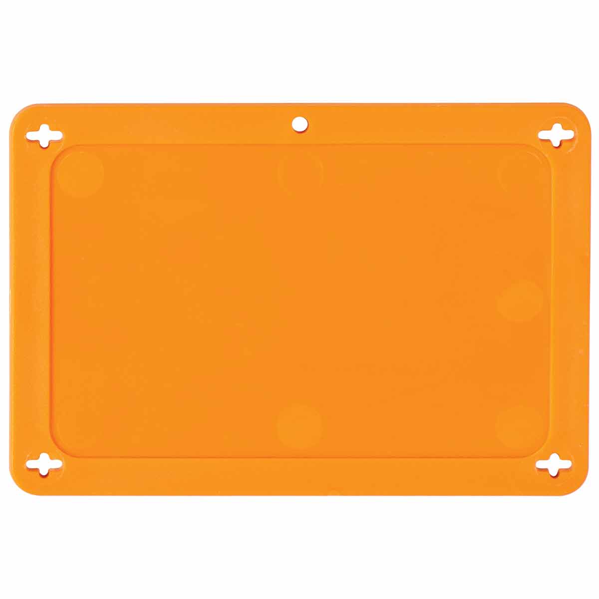 BLANK ORANGE UTILITY TAG 2.5X4 Boş VIP Etiketleri — Büyük