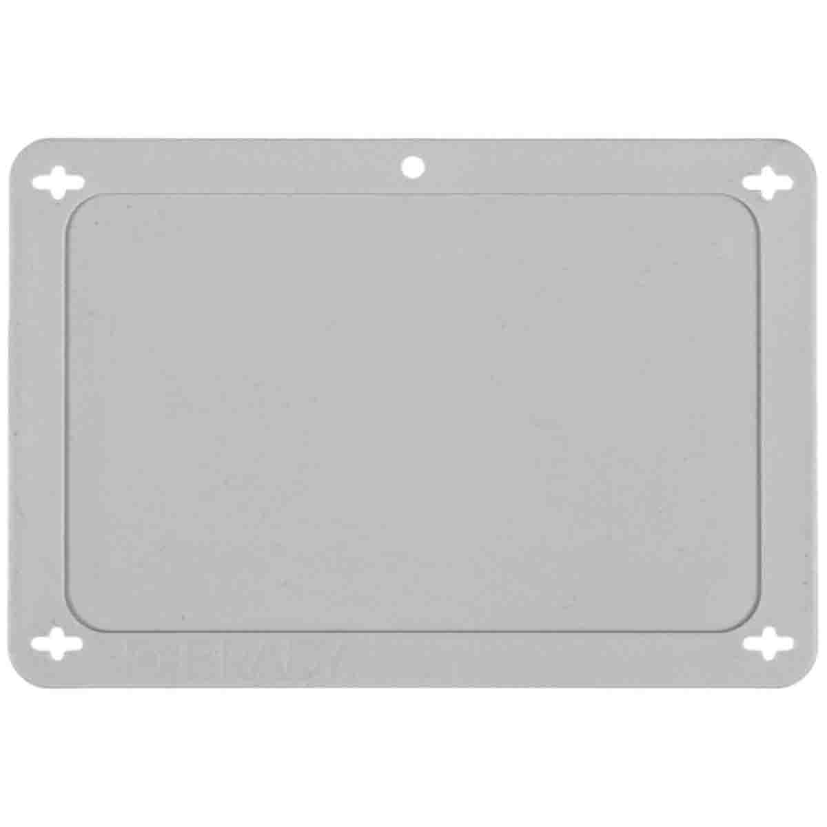BLANK GRAY UTILITY TAG 2.5X4 Boş VIP Etiketleri — Büyük