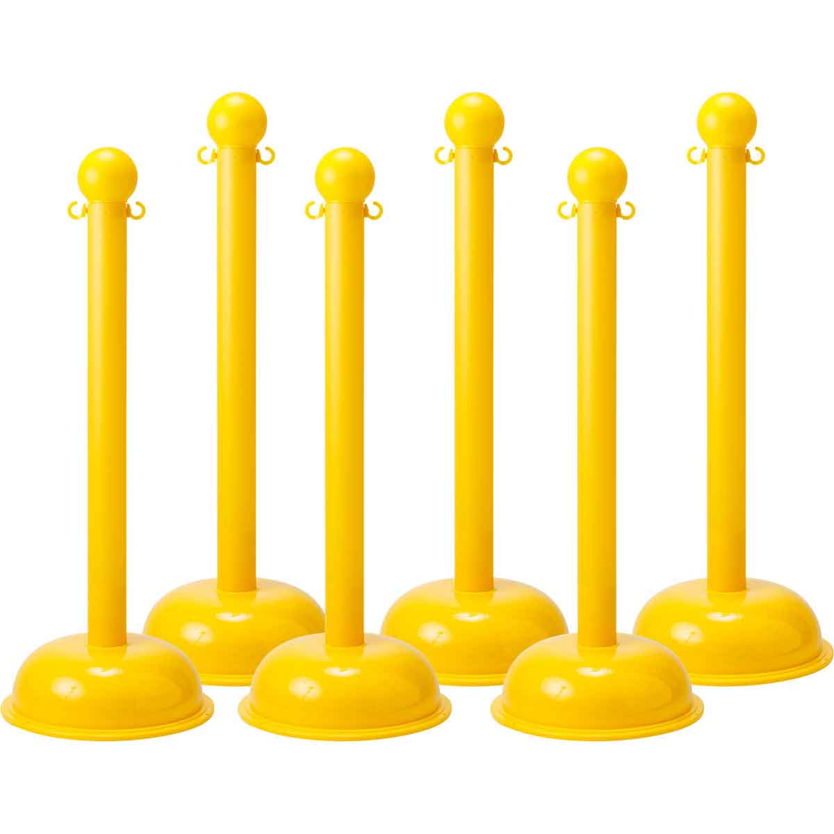 BRADYPOST/Yellow(6pcs) Bradylink Uyarı Direkleri