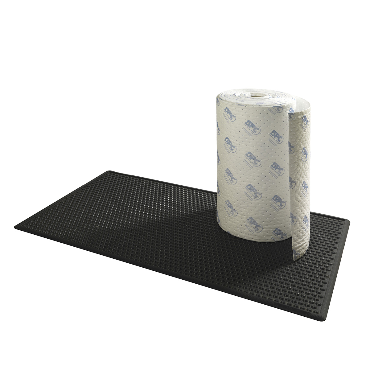 SA-AFO YALNIZCA YAĞ KİTİ — 76 cm x 46 m ölçülerinde 1 perforeli rulo ve 82 cm x 152 cm ölülerinde 1 esnek tabanlı paspas