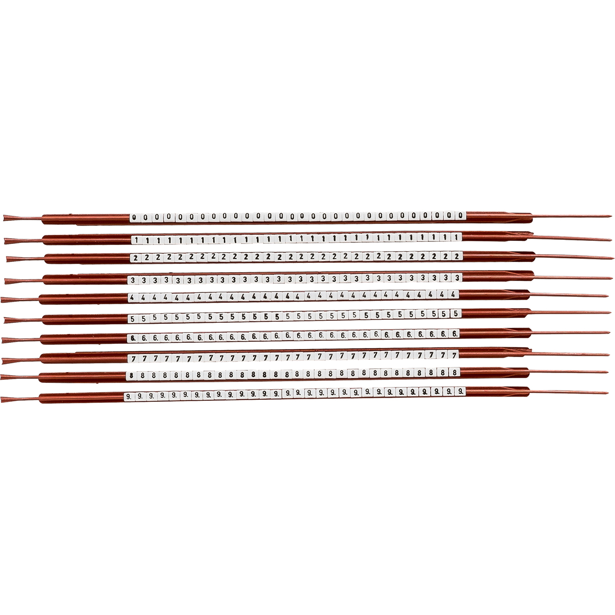 SCNC-03-0-9 Clip Sleeve Tel İşaretleyicileri