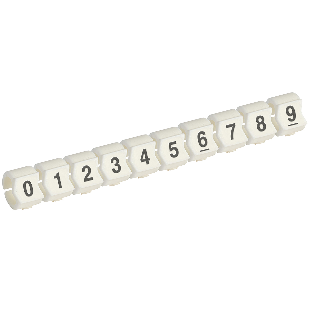 SCNC-23 0-9 Clip Sleeve Tel İşaretleyicileri